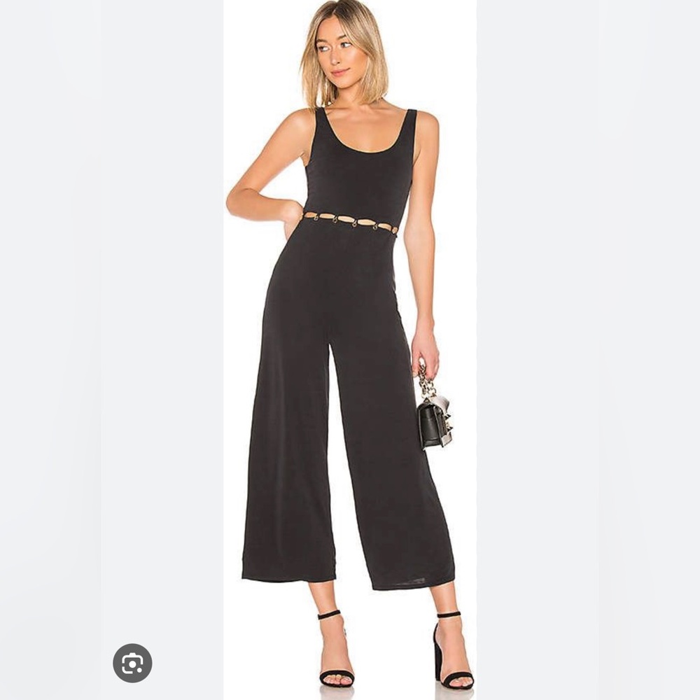 X REVOLVE Darlene Jumpsuit in Noir House of Harlow 1960
